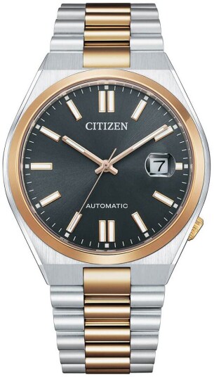 Citizen Herreklokke NJ0154 80H Dress Grå/Gulltonet stål Ø40 mm Citizen Herreklokke NJ0154 80H Dress Grå/Gulltonet stål Ø40 mm