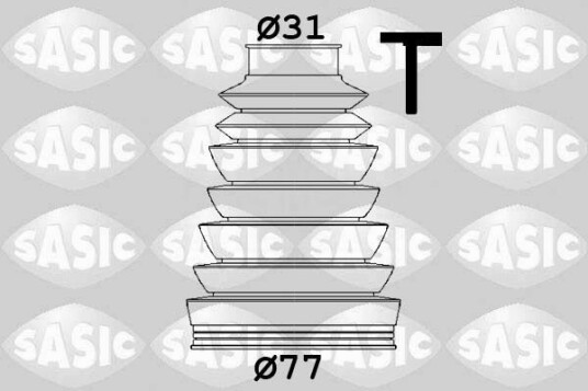 Sasic Mansjett drivaksel SASIC 1906154