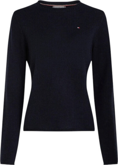 Tommy Hilfiger Dame Strikkevarer Blå M