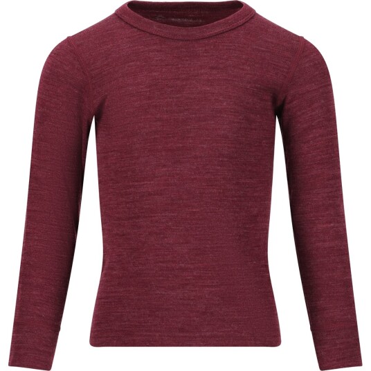 ZigZag Terry Merinoull Skiundertøy Barn Bordeaux 116