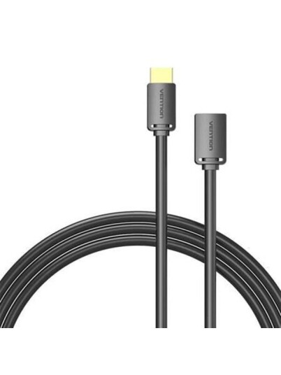 Vention HDMI 2.0 Male to HDMI 2.0 Female Extension Cable 4K 60Hz 2m black