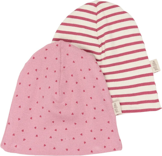 Petit Piao Ppsky Beanie 2 Pack   Pink   104/116