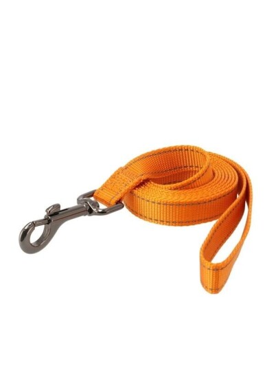 Dogman Iris Nylon Hundebnd Oransje S 15Mmx180Cm