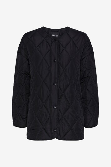 pieces Jakke pcStella Quilted Jacket Svart