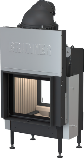 Brunner BKH 5.0 (42 50) Peisinnsats Svart Tunnel m/ hevedør