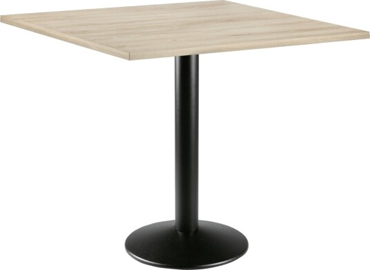 PULSIVA Spisebord Solona kvadratisk; 80x80x73.9 cm LxBxH; Bordplate Bøk Ramme Svart; Kvadratisk PULSIVA Spisebord Solona kvadratisk; 80x80x73.9 cm LxBxH; Bordplate Bøk Ramme Svart; Kvadratisk