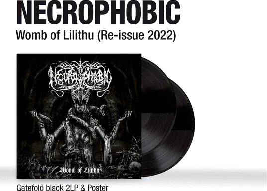 Necrophobic Womb Of Lilithu LP/Vinyl Necrophobic Womb Of Lilithu LP/Vinyl