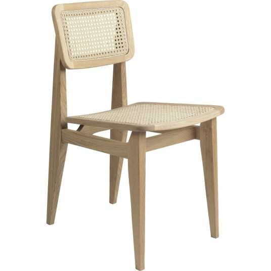 Gubi C-Chair Dining Chair French Cane / Oiled Oak Gubi C-Chair Dining Chair French Cane / Oiled Oak
