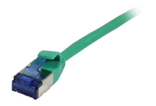 Patchkabel Rj45 Cat6a 500Mhz 025M Grün Uftp Slimline Rund D38mm Tpesuperflex Awg32 Synergy 21