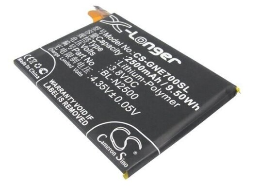 Gionee E7 batteri (2500 mAh 3.8 V)