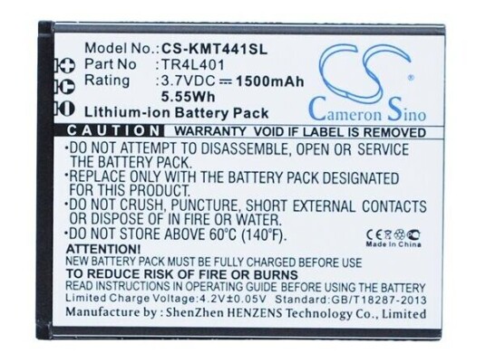 Kazam TR4L4044044-01 batteri (1500 mAh 3.7 V) Kazam TR4L4044044-01 batteri (1500 mAh 3.7 V)