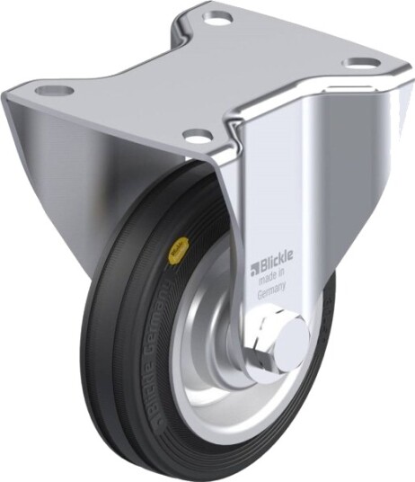 Blickle 263095 Bk-Rd 100R-1 Fast Hjul, Hjuldiameter 100 Mm, Bæreevne Maks. 100 Kg, 1 Stk
