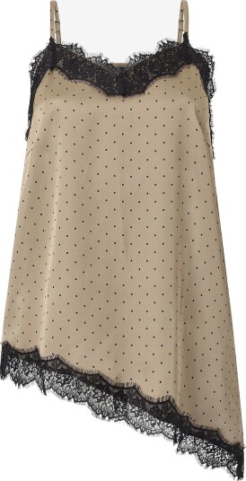 Zizzi Blondebluse Mkath S/L Lace Blouse Svart