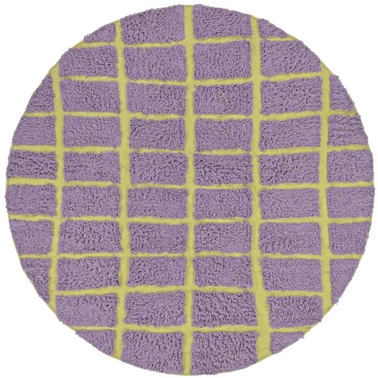 Rundt teppe Zola Natural Cotton Shaggy lilla Størrelse: Ø 240 cm Rundt teppe Zola Natural Cotton Shaggy lilla Størrelse: Ø 240 cm