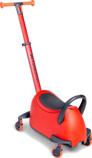 Yvolution 101266 Gåvogn/Sparkesykkel 50 kg Rød