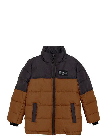 Color Kids Jr. Jacket Box & Quilt Brown 110 Color Kids Jr. Jacket Box & Quilt Brown 110