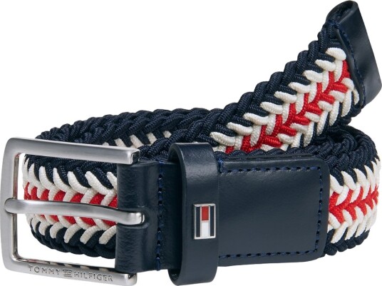 Tommy Hilfiger Braided Elasticated Belt   Multi/patterned   L/XL