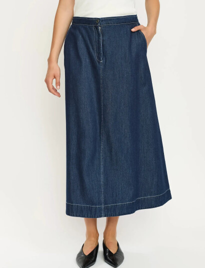 Soft Rebels Srportia Midi Skirt - Navy - M Soft Rebels Srportia Midi Skirt - Navy - M