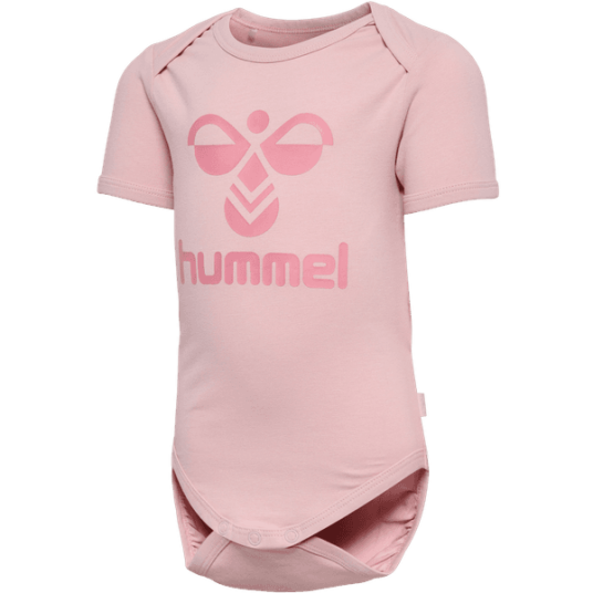 Hummel Karen kortermet body til baby - pale mauve