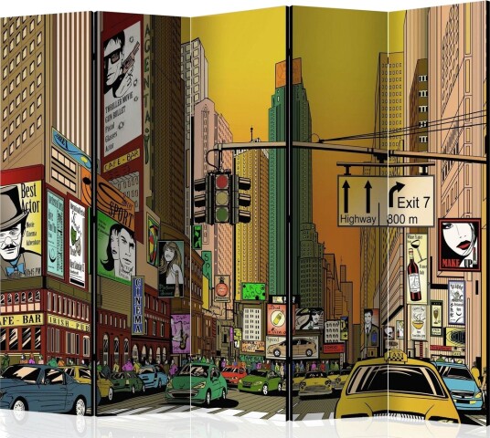 Romdeler - Vibrant city II 225x172 - Artgeist sp. z o. o.