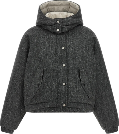 Brunello Cucinelli Dame Jakker Grå M,