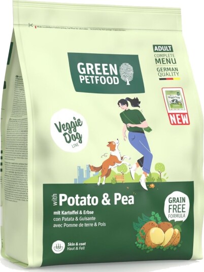 Green Petfood Tørrfôr Veggiedog Grainfree Poteter & Erter 900 G