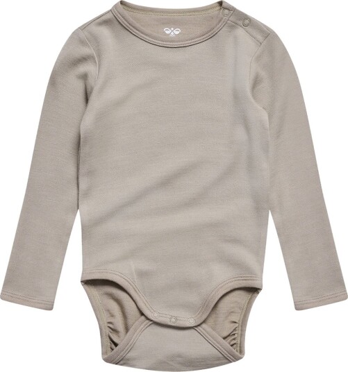 Hummel Body I/e Ull/Viskose HmlMini Solid Vintage Khaki Hummel 3 år (98) Langermet Body Beige Hummel Body I/e Ull/Viskose HmlMini Solid Vintage Khaki Hummel 3 år (98) Langermet Body Beige