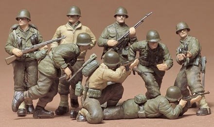 Tamiya 1/35 AMERIKANSK INFANTERI Tamiya 1/35 AMERIKANSK INFANTERI