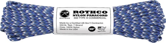 Rothco Paracord Nylon 30m Blå