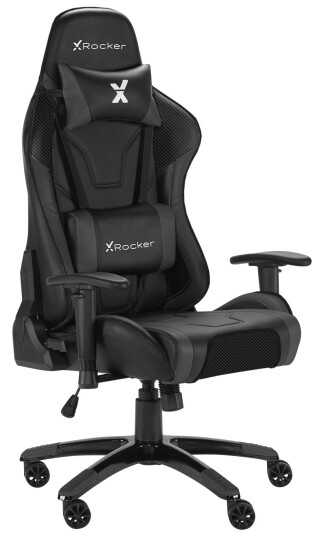 XROCKER AGILITY SPORT ESPORT PC OFFICE GAMING CHAIR - CARBON BLACK
