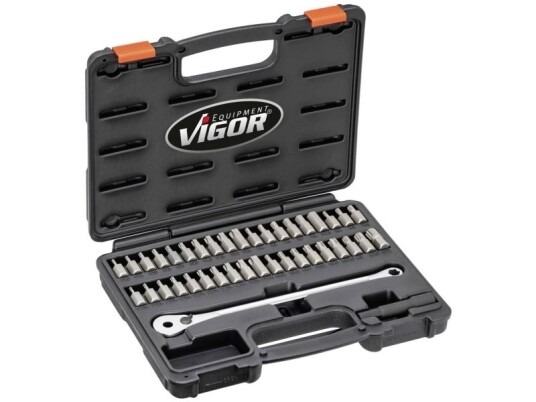 Vigor V7784 250 mm Sekskant Bit-Skralde for Håndverktøy Vigor V7784 250 mm Sekskant Bit-Skralde for Håndverktøy