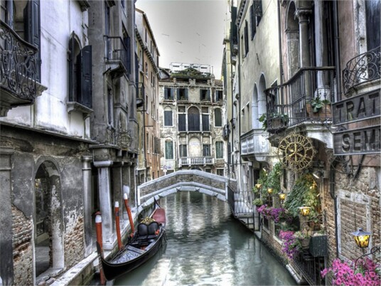 Fototapet Romantic Venice 200x154 - Artgeist sp. z o. o.