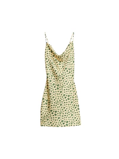 Holzweiler Eila Short Dress Kjole Gullmønstret 40 Holzweiler Eila Short Dress Kjole Gullmønstret 40