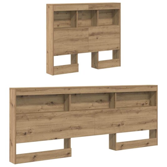  Lagringshodegavl med hylle artisan eik 90 cm Konstruert tre
