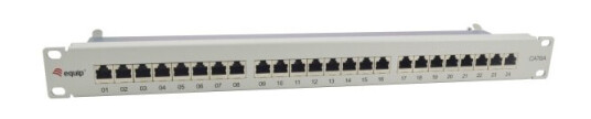 Equip 326525 10/100/1000Base-TX Gigabit Ethernet 1000 Mbit/S Rj-45 Cat6a Grå