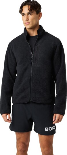 Björn Borg Men"s Borg Pile Jacket Black Beauty L