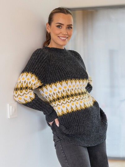 Viking Garn 2504 3B Meadow Genser