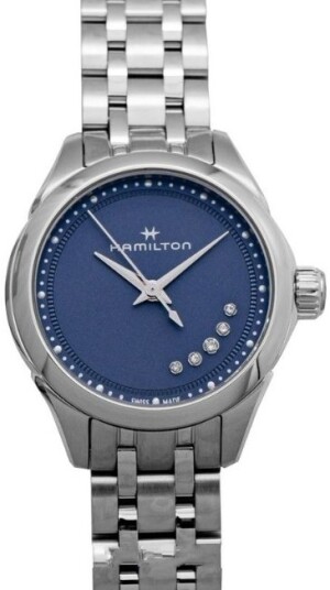 Hamilton Dameklokke H32111140 Jazzmaster Blå/Stål Ø26 mm