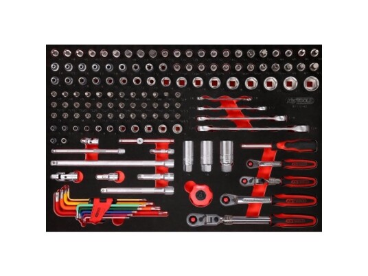 Ks Tools 811.0140 Støpselsett 140 Hoder 5,23 Kg