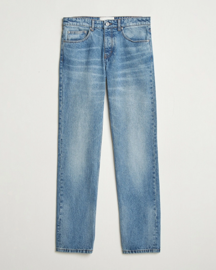 AMI Classic Fit Jeans Used Blue AMI Classic Fit Jeans Used Blue