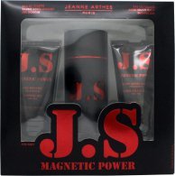 Jeanne Arthes Js Magnetic Power Gavesett 100ml EDT + 75ml Dusjsåpe + 75ml Aftershave Balm