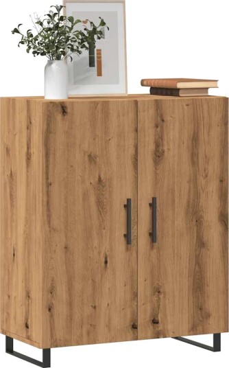 Skjenk artisan eik 69,5x34x90 cm konstruert tre 8721158444233