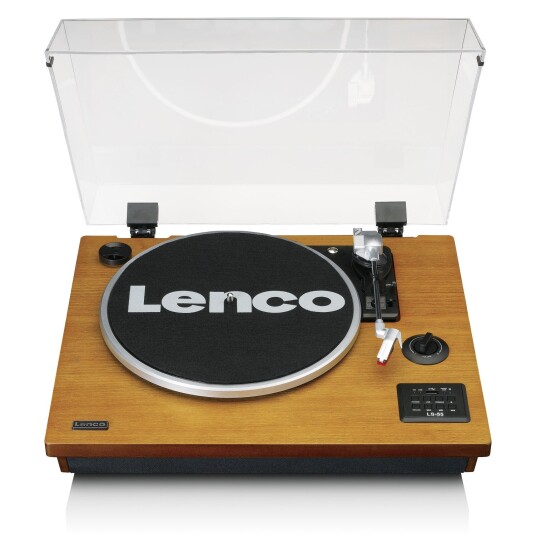 Lenco LS-55 Helautomatisk Platespiller med Bluetooth og USB Valnøtt Lenco LS-55 Helautomatisk Platespiller med Bluetooth og USB Valnøtt