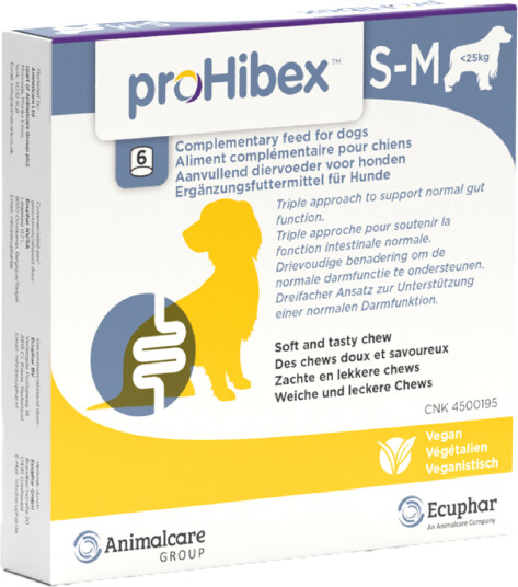 proHibex tyggebiter til hund under 25 kg S/M 6 stk