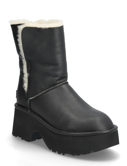 UGG W New Heights Cuff Lthr - Black - 37.5 UGG W New Heights Cuff Lthr - Black - 37.5