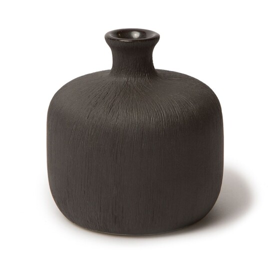 Lindform Flaske vase Black,small Lindform Flaske vase Black,small