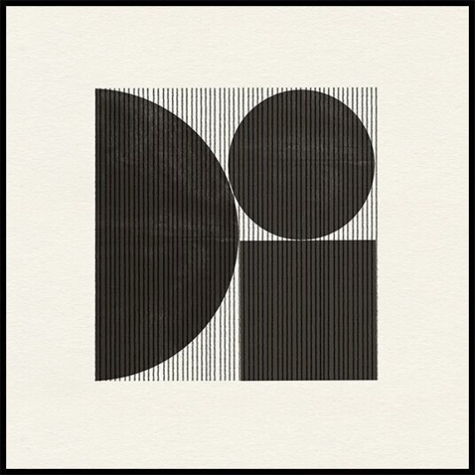 Geometrics in Sync Poster Plakat / 70x70cm