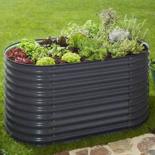 Plantekasse Metalcraft Galvanisert Stål 160 cm Plantekasse Metalcraft Galvanisert Stål 160 cm