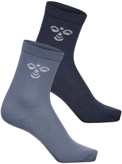 Hummel Hmljr 2 pack sokker i ull Ombre Blue/Flint Stone (24/27) 24/27 Hummel Hmljr 2 pack sokker i ull Ombre Blue/Flint Stone (24/27) 24/27