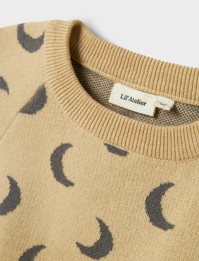 Lil"Atelier Nmmlulio Ls Knit Lil - Beige - 122-128